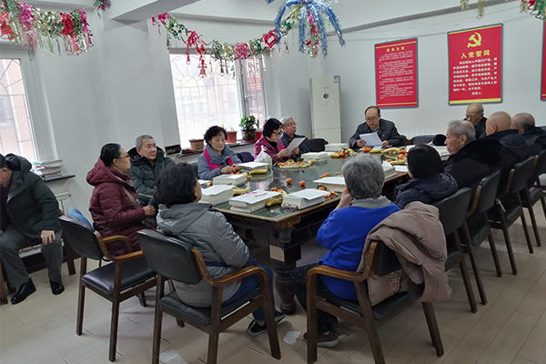 沈陽分院離退休黨支部召開黨員大會暨迎新年茶話會及游藝活動